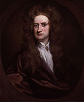 retrato de Isaac Newton pintado por Godfrey Kneller em 1689